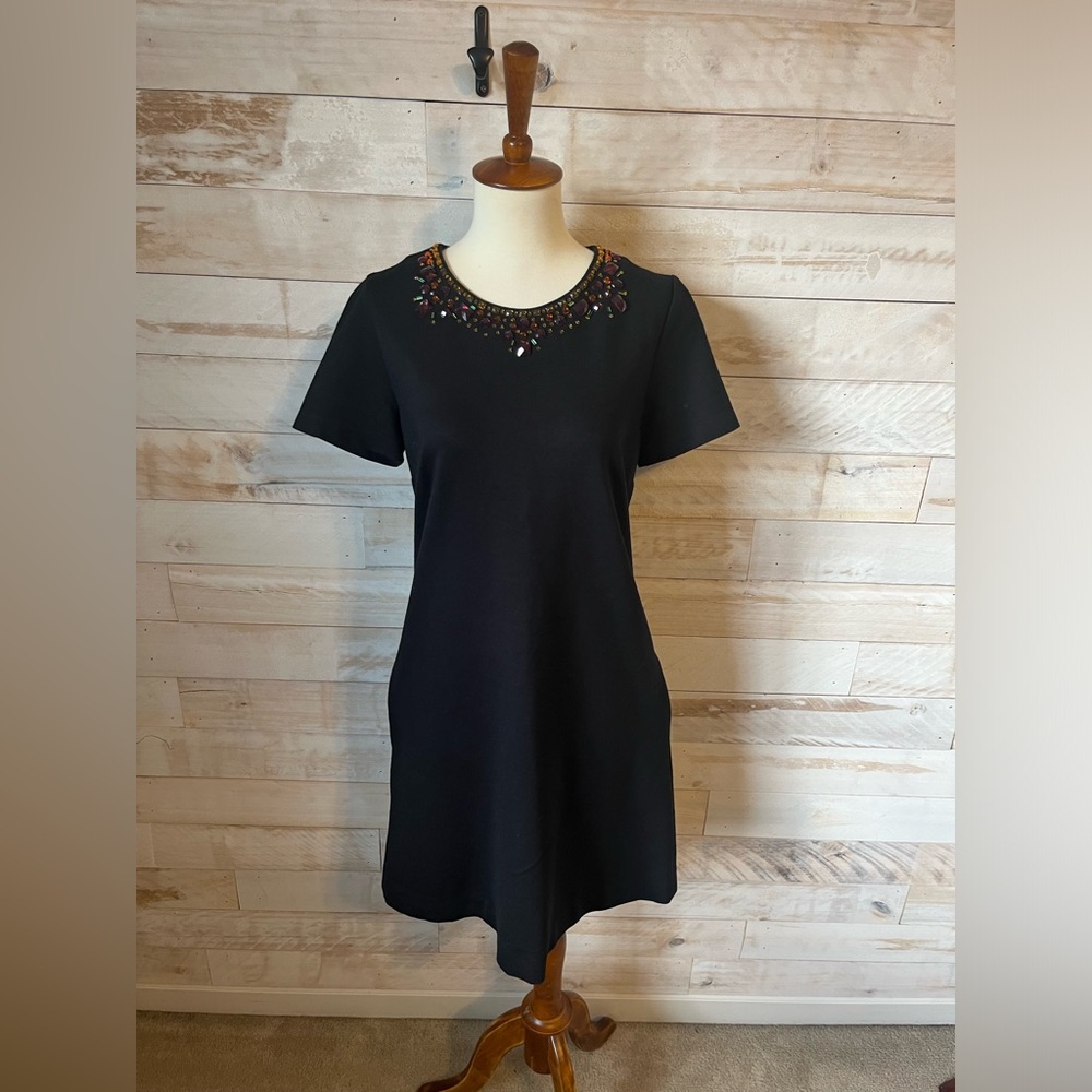 NWOT Kate Spade sizer black glimmer dress